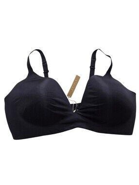 Skims Wireless Form TSHIRT DEMI BRA Onyx Black 46DD NWT